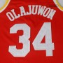 Men's Houston Rockets Hakeem Olajuwon Throwback Red 1993-94 Hardwood Classics Swingman Jersey Men's Houston Rockets Hakeem Olajuwon Throwback Red 1993-94 Hardwood Classics Swingman Jersey