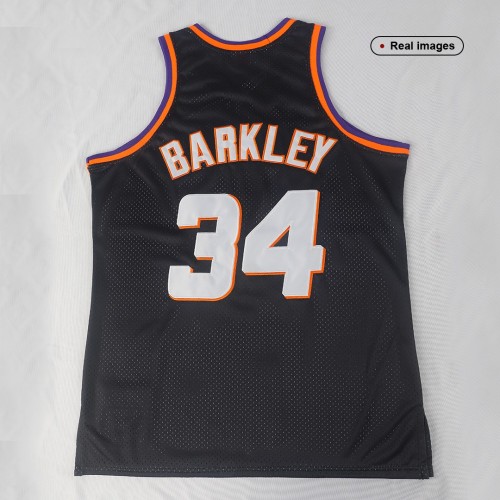 Men's Phoenix Suns Charles Barkley #34 Black 1992-93 Hardwood Classics Jersey Men's Phoenix Suns Charles Barkley #34 Black 1992-93 Hardwood Classics Jersey