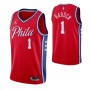Men's Philadelphia 76ers James Harden #1 Jordan Red Swingman Jersey - Icon Edition Men's Philadelphia 76ers James Harden #1 Jordan Red Swingman Jersey - Icon Edition