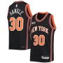 Men's New York Knicks Julius Randle #30 Nike Black 2021/22 Swingman NBA Jersey - City Edition Men's New York Knicks Julius Randle #30 Nike Black 2021/22 Swingman NBA Jersey - City Edition