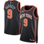 Men's New York Knicks RJ Barrett #9 Nike Black 2021/22 Swingman NBA Jersey - City Edition Men's New York Knicks RJ Barrett #9 Nike Black 2021/22 Swingman NBA Jersey - City Edition
