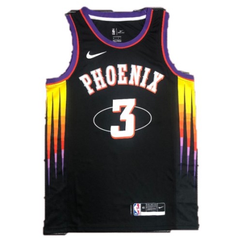 Men's Phoenix Suns Chris Paul #3 Nike Black 2021/22 Swingman NBA Jersey-Mixtape Edition Men's Phoenix Suns Chris Paul #3 Nike Black 2021/22 Swingman NBA Jersey-Mixtape Edition