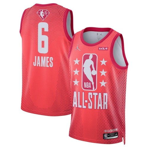Men's LeBron James #6 Jordan Brand Maroon 2022 NBA All-Star Game Swingman Jersey Men's LeBron James #6 Jordan Brand Maroon 2022 NBA All-Star Game Swingman Jersey