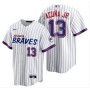 Men's Atlanta Braves Ronald Acuña Jr. #13 White Player Jersey Men's Atlanta Braves Ronald Acuña Jr. #13 White Player Jersey
