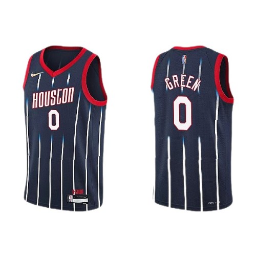 Men's Houston Rockets Jalen Green #0 Nike Navy 2021/22 Swingman Jersey - City Edition Men's Houston Rockets Jalen Green #0 Nike Navy 2021/22 Swingman Jersey - City Edition