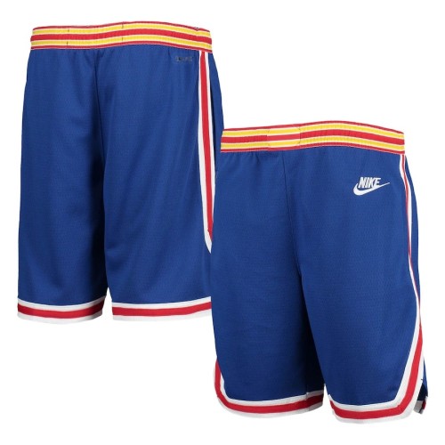 Men's Golden State Warriors Nike Royal 2021/22 Courtside Swingman Performance Shorts - Classic Edition Men's Golden State Warriors Nike Royal 2021/22 Courtside Swingman Performance Shorts - Classic Edition