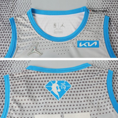 Men's Luka Doncic #77 Jordan Brand Gray 2022 NBA All-Star Game Swingman Jersey Men's Luka Doncic #77 Jordan Brand Gray 2022 NBA All-Star Game Swingman Jersey