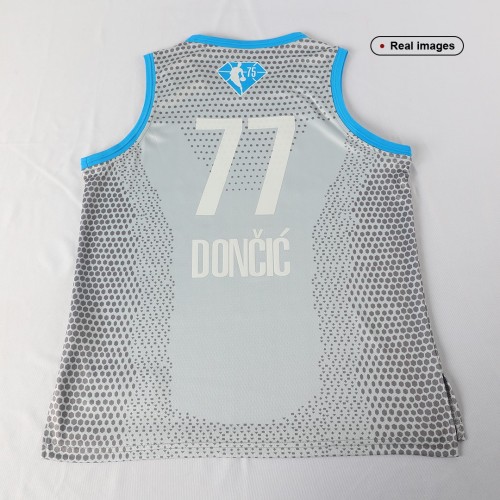 Men's Luka Doncic #77 Jordan Brand Gray 2022 NBA All-Star Game Swingman Jersey Men's Luka Doncic #77 Jordan Brand Gray 2022 NBA All-Star Game Swingman Jersey
