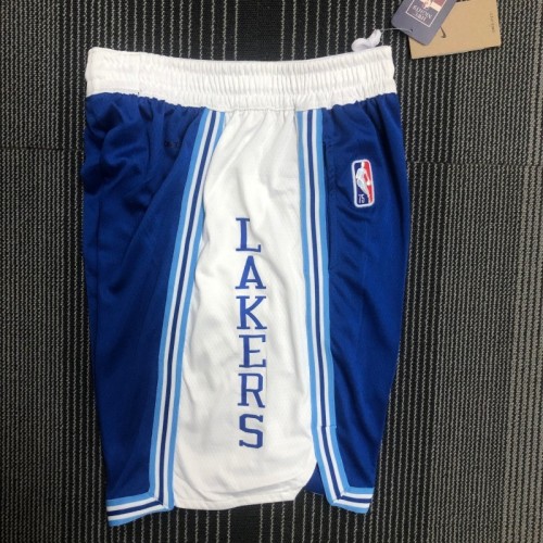 Men's Los Angeles Lakers Lakers Nike Blue 2021/22 Swingman Shorts - Classic Edition Men's Los Angeles Lakers Lakers Nike Blue 2021/22 Swingman Shorts - Classic Edition