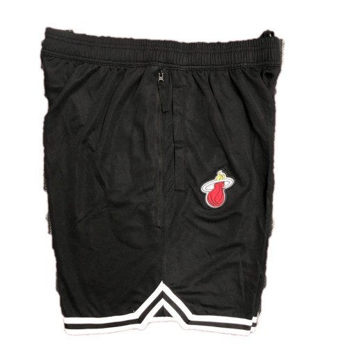 Men's Miami Heat Training Shorts - Black Men's Miami Heat Training Shorts - Black