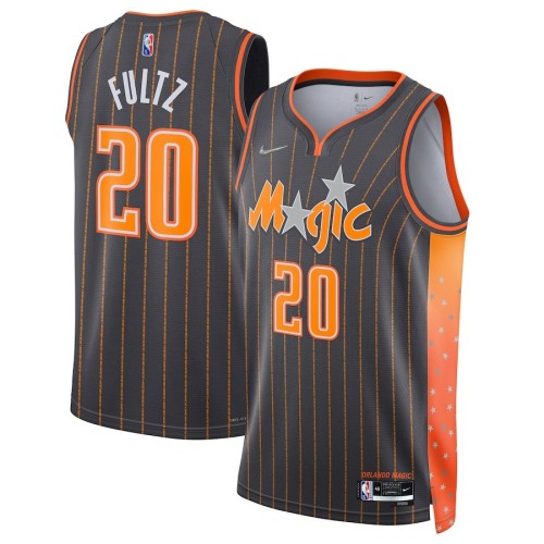 Men's Orlando Magic Markelle Fultz #20 Nike 2021/22 Swingman Jersey - City Edition - Anthracite Men's Orlando Magic Markelle Fultz #20 Nike 2021/22 Swingman Jersey - City Edition - Anthracite