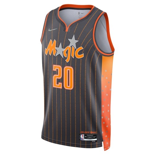 Men's Orlando Magic Markelle Fultz #20 Nike 2021/22 Swingman Jersey - City Edition - Anthracite Men's Orlando Magic Markelle Fultz #20 Nike 2021/22 Swingman Jersey - City Edition - Anthracite