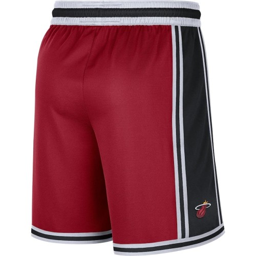 Men's Miami Heat Nike Pre-Game Performance Shorts - Red/Black Men's Miami Heat Nike Pre-Game Performance Shorts - Red/Black