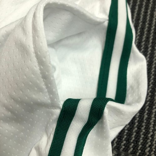 Men's Boston Celtics Nike White 2021/22 Swingman Shorts - Association Edition Men's Boston Celtics Nike White 2021/22 Swingman Shorts - Association Edition