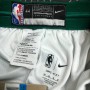 Men's Boston Celtics Nike White 2021/22 Swingman Shorts - Association Edition Men's Boston Celtics Nike White 2021/22 Swingman Shorts - Association Edition