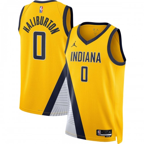 Tyrese Haliburton Indiana Pacers Jordan Brand 2022/23 Statement Edition Swingman Jersey - Gold Tyrese Haliburton Indiana Pacers Jordan Brand 2022/23 Statement Edition Swingman Jersey - Gold