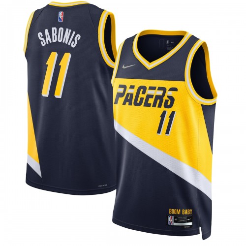 Domantas Sabonis Indiana Pacers Nike 2021/22 Swingman Jersey - City Edition - Navy Domantas Sabonis Indiana Pacers Nike 2021/22 Swingman Jersey - City Edition - Navy
