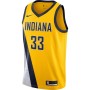 Myles Turner Indiana Pacers Nike Finished Swingman Jersey Gold - Statement Edition Myles Turner Indiana Pacers Nike Finished Swingman Jersey Gold - Statement Edition