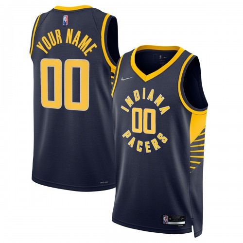 Indiana Pacers Nike 2021/22 Diamond Swingman Custom Jersey - Icon Edition - Navy Indiana Pacers Nike 2021/22 Diamond Swingman Custom Jersey - Icon Edition - Navy