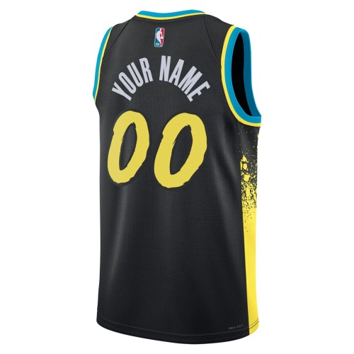 Indiana Pacers Nike Unisex 2023/24 Custom Swingman Jersey - Black - City Edition Indiana Pacers Nike Unisex 2023/24 Custom Swingman Jersey - Black - City Edition