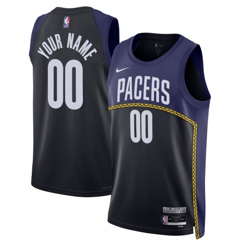 Indiana Pacers Nike Unisex 2022/23 Swingman Custom Jersey - City Edition - Blue Indiana Pacers Nike Unisex 2022/23 Swingman Custom Jersey - City Edition - Blue