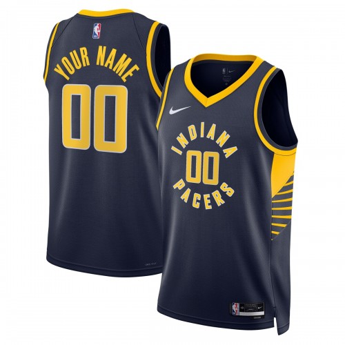 Indiana Pacers Nike Unisex 2022/23 Swingman Custom Jersey Navy - Icon Edition Indiana Pacers Nike Unisex 2022/23 Swingman Custom Jersey Navy - Icon Edition
