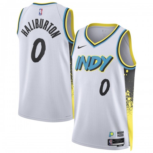 Tyrese Haliburton Indiana Pacers Nike Unisex 2024/25 Swingman Player Jersey - City Edition - White Tyrese Haliburton Indiana Pacers Nike Unisex 2024/25 Swingman Player Jersey - City Edition - White