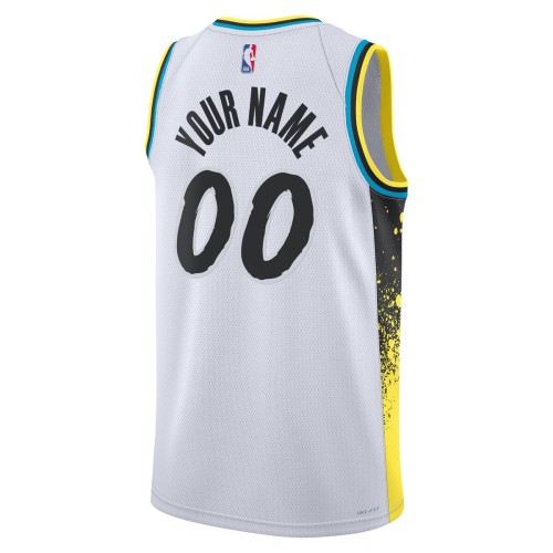 Indiana Pacers Nike Unisex 2024/25 Custom Swingman Jersey - City Edition - White Indiana Pacers Nike Unisex 2024/25 Custom Swingman Jersey - City Edition - White