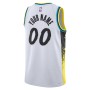Indiana Pacers Nike Unisex 2024/25 Custom Swingman Jersey - City Edition - White Indiana Pacers Nike Unisex 2024/25 Custom Swingman Jersey - City Edition - White
