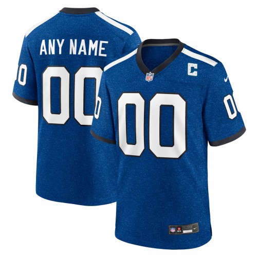Indiana Nights Indianapolis Colts Nike Alternate Custom Game Jersey - Blue Indiana Nights Indianapolis Colts Nike Alternate Custom Game Jersey - Blue
