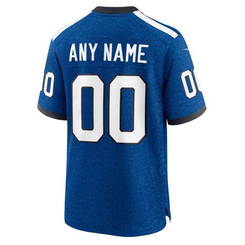 Indiana Nights Indianapolis Colts Nike Alternate Custom Game Jersey - Blue Indiana Nights Indianapolis Colts Nike Alternate Custom Game Jersey - Blue