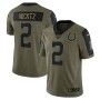 Carson Wentz Indianapolis Colts Nike 2021 Salute To Service Limited Player Jersey - Olive Carson Wentz Indianapolis Colts Nike 2021 Salute To Service Limited Player Jersey - Olive