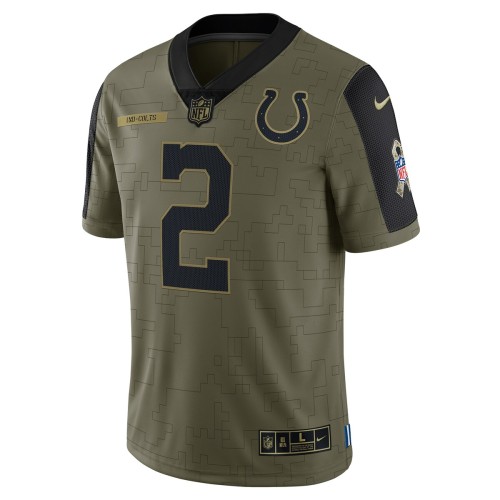 Carson Wentz Indianapolis Colts Nike 2021 Salute To Service Limited Player Jersey - Olive Carson Wentz Indianapolis Colts Nike 2021 Salute To Service Limited Player Jersey - Olive