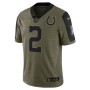 Carson Wentz Indianapolis Colts Nike 2021 Salute To Service Limited Player Jersey - Olive Carson Wentz Indianapolis Colts Nike 2021 Salute To Service Limited Player Jersey - Olive