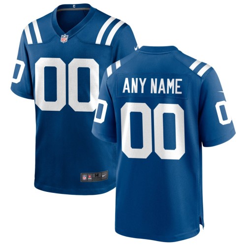Nike Indianapolis Colts Custom Game Jersey - Royal Nike Indianapolis Colts Custom Game Jersey - Royal