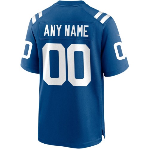 Nike Indianapolis Colts Custom Game Jersey - Royal Nike Indianapolis Colts Custom Game Jersey - Royal
