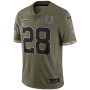 Jonathan Taylor Indianapolis Colts Nike 2022 Salute To Service Limited Jersey - Olive Jonathan Taylor Indianapolis Colts Nike 2022 Salute To Service Limited Jersey - Olive