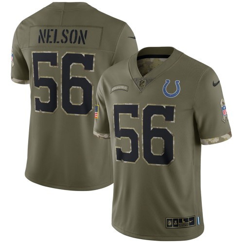 Quenton Nelson Indianapolis Colts Nike 2022 Salute To Service Limited Jersey - Olive Quenton Nelson Indianapolis Colts Nike 2022 Salute To Service Limited Jersey - Olive