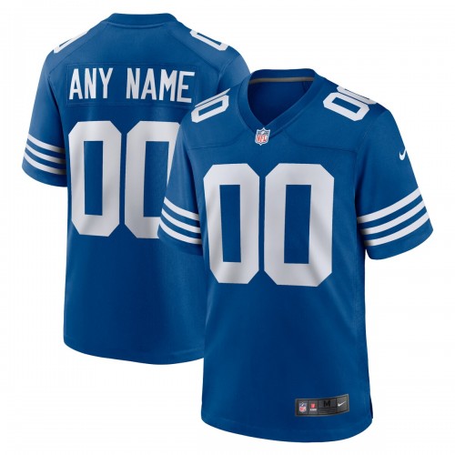 Indianapolis Colts Nike Alternate Custom Jersey - Royal Indianapolis Colts Nike Alternate Custom Jersey - Royal