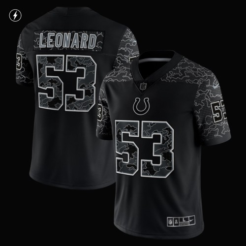 Shaquille Leonard Indianapolis Colts Nike RFLCTV Limited Jersey - Black Shaquille Leonard Indianapolis Colts Nike RFLCTV Limited Jersey - Black