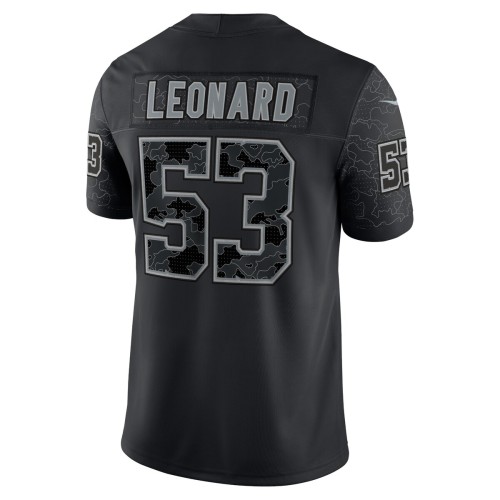 Shaquille Leonard Indianapolis Colts Nike RFLCTV Limited Jersey - Black Shaquille Leonard Indianapolis Colts Nike RFLCTV Limited Jersey - Black