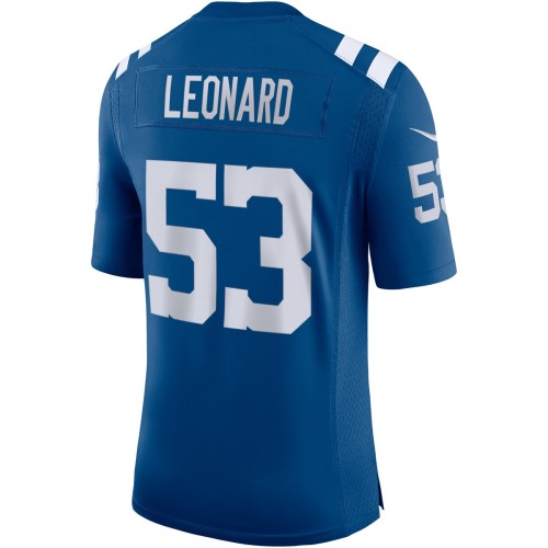 Shaquille Leonard Indianapolis Colts Nike Vapor Limited Jersey - Royal Shaquille Leonard Indianapolis Colts Nike Vapor Limited Jersey - Royal