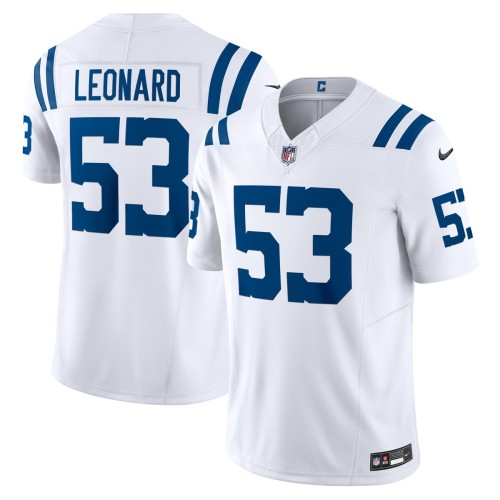 Shaquille Leonard Indianapolis Colts Nike Vapor F.U.S.E. Limited Jersey - White Shaquille Leonard Indianapolis Colts Nike Vapor F.U.S.E. Limited Jersey - White