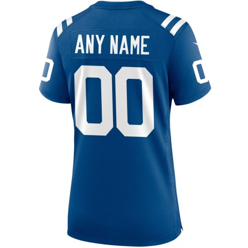 Nike Indianapolis Colts Women's Custom Game Jersey - Royal Nike Indianapolis Colts Women's Custom Game Jersey - Royal