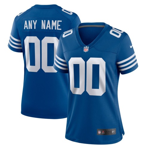 Indianapolis Colts Nike Women's Alternate Custom Jersey - Royal Indianapolis Colts Nike Women's Alternate Custom Jersey - Royal