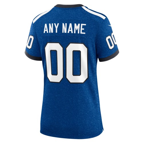 Indianapolis Colts Nike Women's Indiana Nights Alternate Custom Game Jersey - Royal Indianapolis Colts Nike Women's Indiana Nights Alternate Custom Game Jersey - Royal