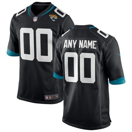 Jacksonville Jaguars Nike Custom Game Jersey - Black Jacksonville Jaguars Nike Custom Game Jersey - Black