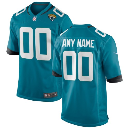 Jacksonville Jaguars Nike Alternate Custom Game Jersey - Teal Jacksonville Jaguars Nike Alternate Custom Game Jersey - Teal