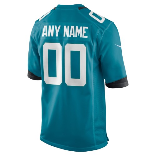 Jacksonville Jaguars Nike Alternate Custom Game Jersey - Teal Jacksonville Jaguars Nike Alternate Custom Game Jersey - Teal