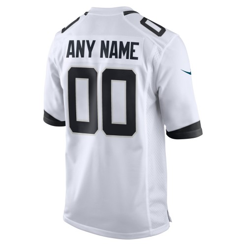 Jacksonville Jaguars Nike Custom Game Jersey - White Jacksonville Jaguars Nike Custom Game Jersey - White